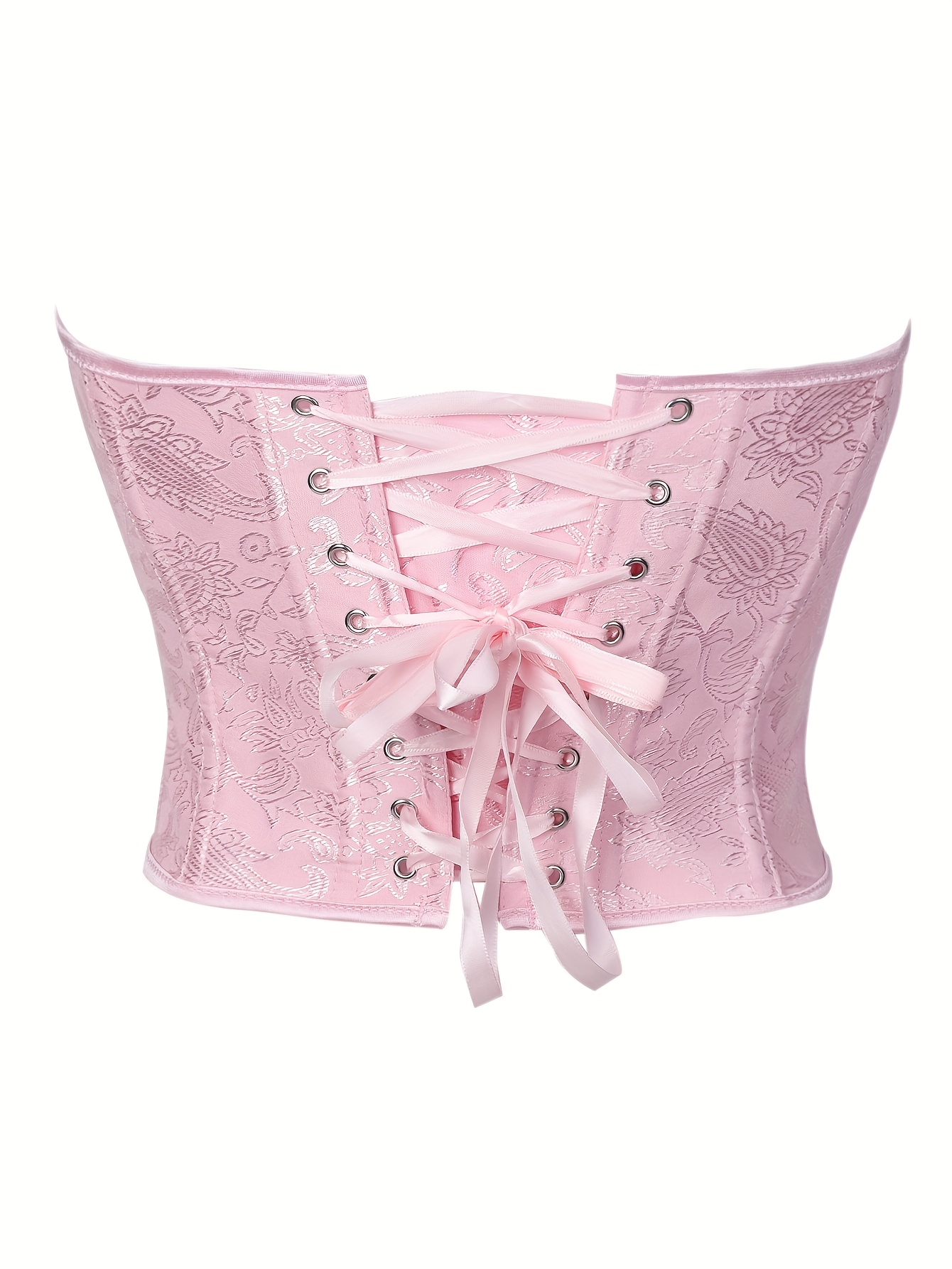 Pink Corset Gothic Victorian W - Strapless Bra Backless review and price