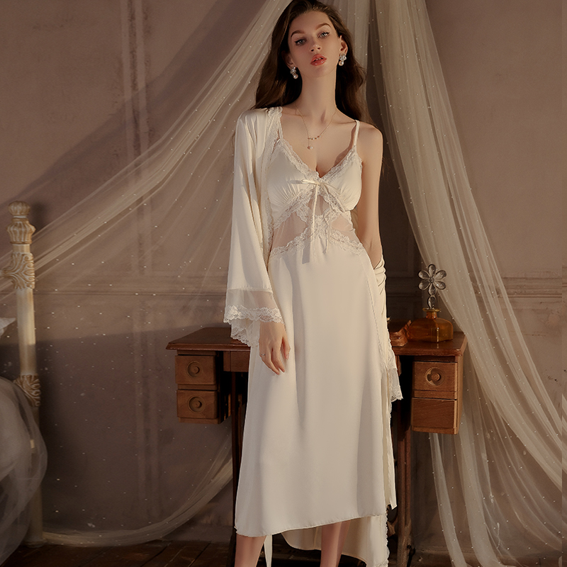 Women French Romantic Sling Ni - Robe Silk Women review and price