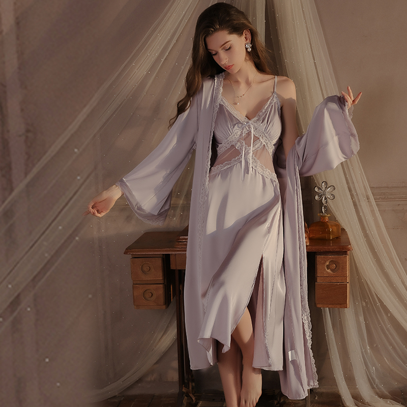 Women French Romantic Sling Ni - Robe Silk Women review and price